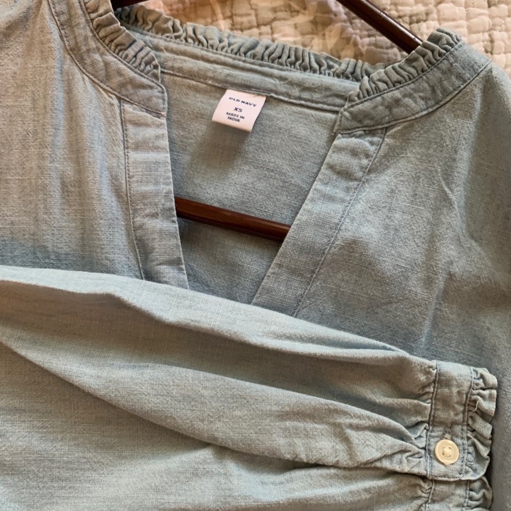 Old Navy chambray button up